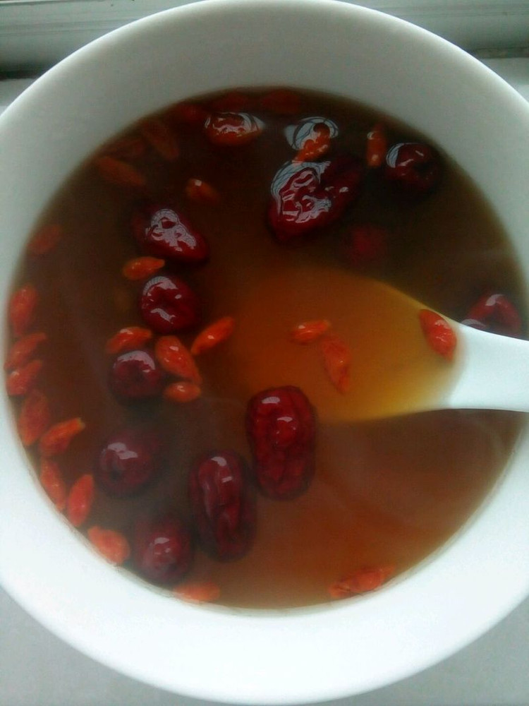 红糖枸杞姜汤的做法