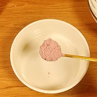 粉色系糯唧唧甜品 | 蓝莓椰汁钵仔糕的做法图解6