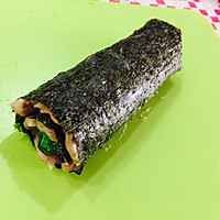 小鱼生餐猪肉篇④紫菜秋葵肉卷的做法图解3