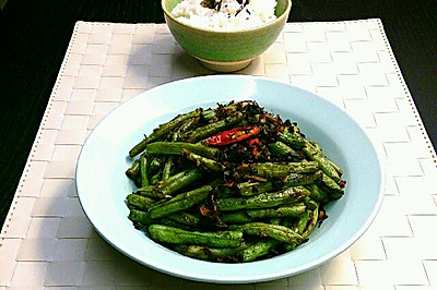 梅干菜干煸刀豆（四季豆）