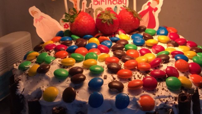 朋友生日 做的千层巧克力蛋糕的做法