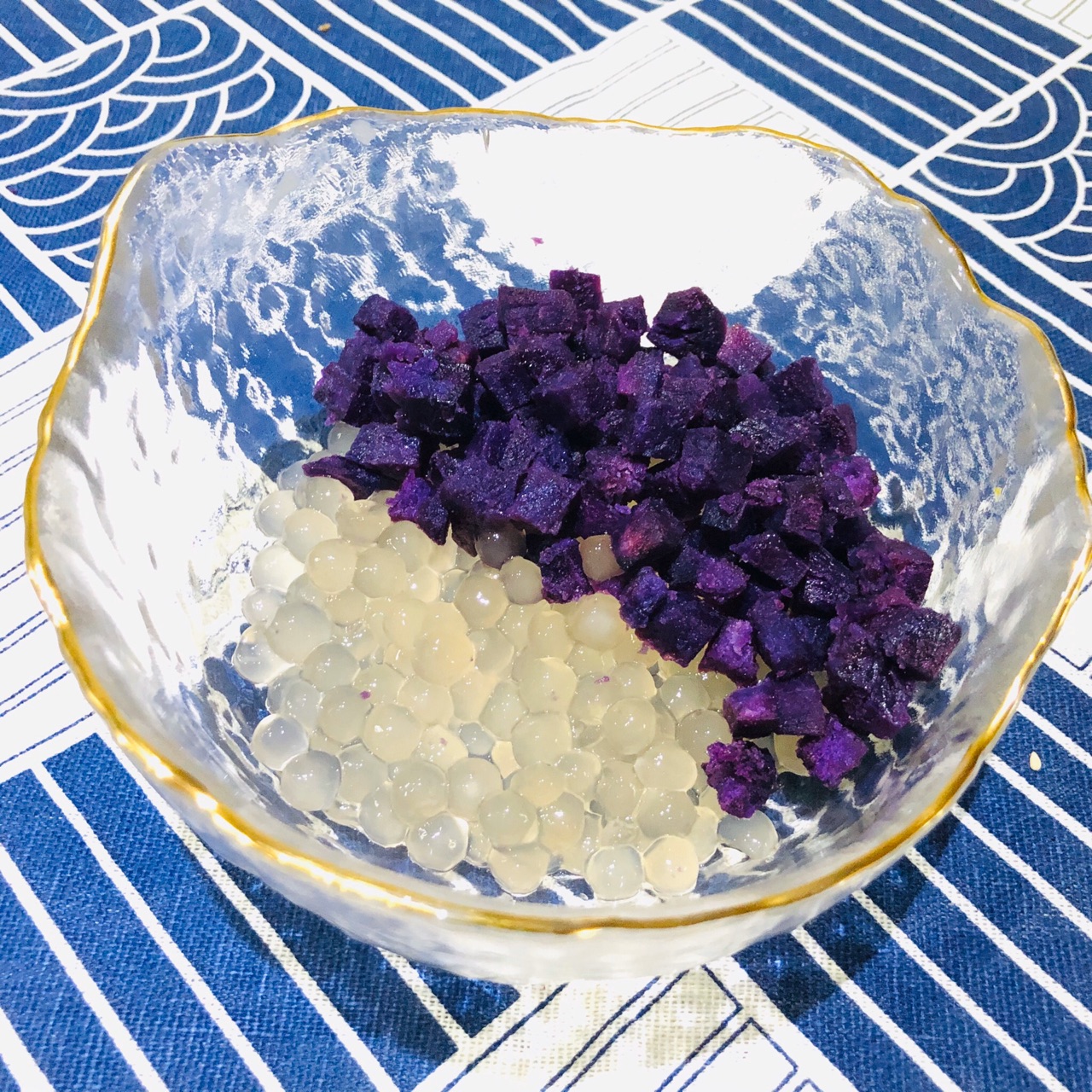 夏天饮品“紫薯西米露”，为娃补充水分，健脾补肺