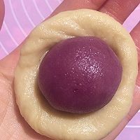 紫薯蛋黄酥（超详细）的做法图解10