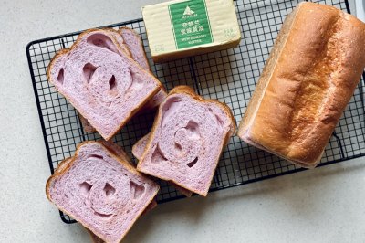 紫薯盐面包