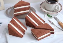 自制～动漫同款❗️巧克力三明治蛋糕的做法