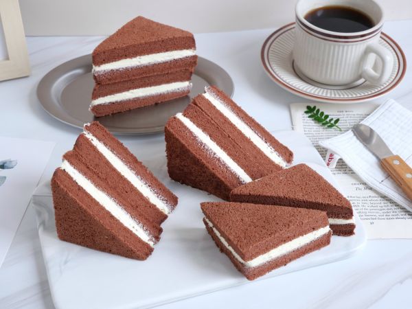 自制～动漫同款❗️巧克力三明治蛋糕