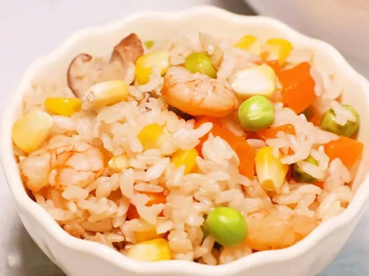 虾仁焖饭超级好吃的做法