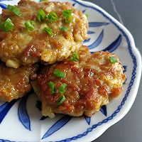 #冰箱剩余食材大改造# 肉馅利用新办法——爽口藕饼的做法图解6