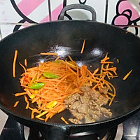 胡萝卜炒牛肉的做法图解7