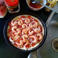 黑椒大虾披萨的做法图解4