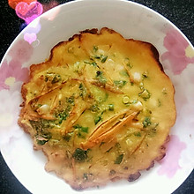 鲜蔬玉米面饼