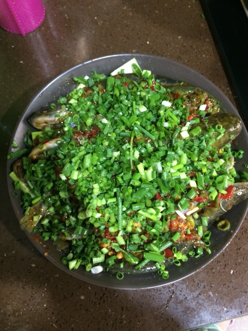Steamed catfish