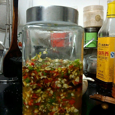 自制尖椒大蒜酱
