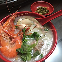 海鲜砂锅粥（鲍鱼木虾砂锅粥）的做法图解12