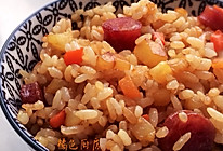 土豆腊肠炒饭（懒人版）的做法