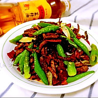 干煸牛肉丝#舌尖上的外婆香#的做法图解6