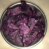 紫薯开花馒头#福临门好面用芯造#的做法图解2
