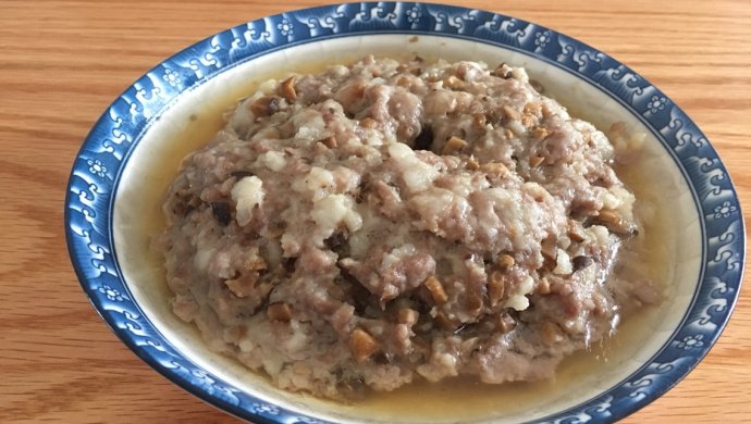香菇肉饼