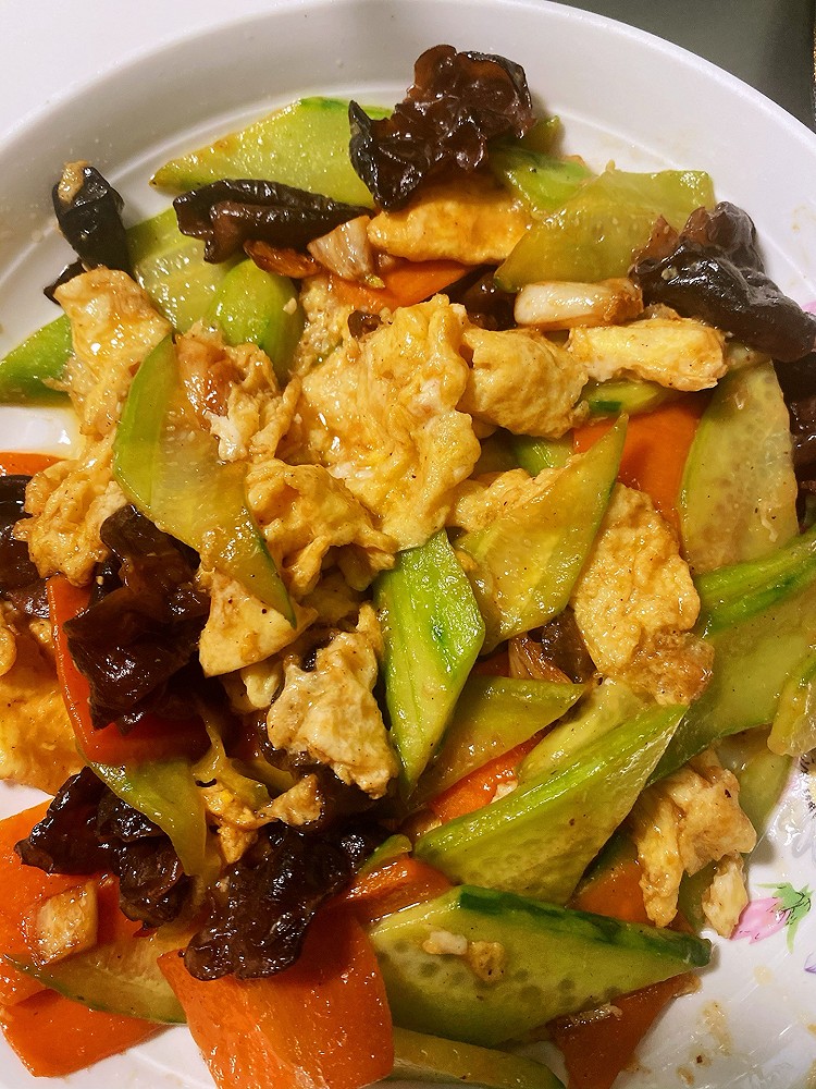 黄瓜炒鸡蛋的做法
