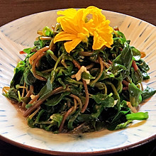 盛夏的凉拌马齿苋