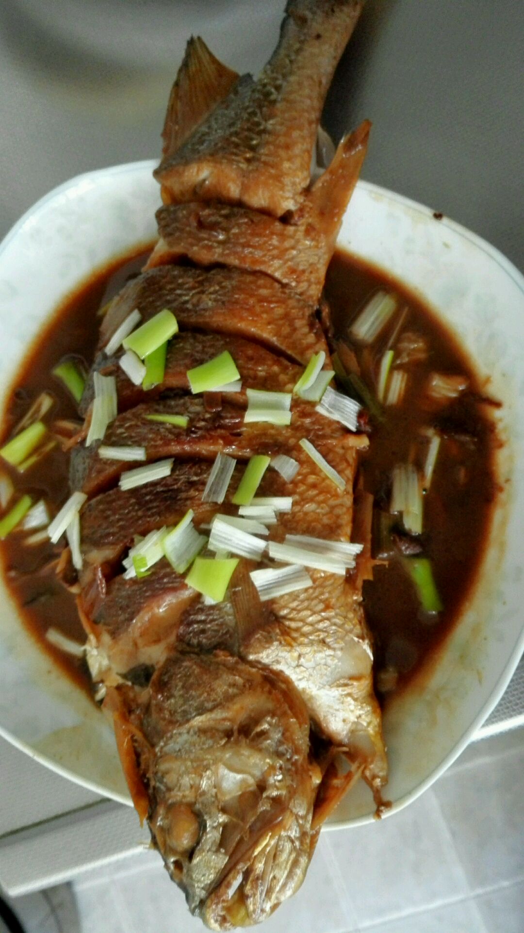 Braised yellow croaker