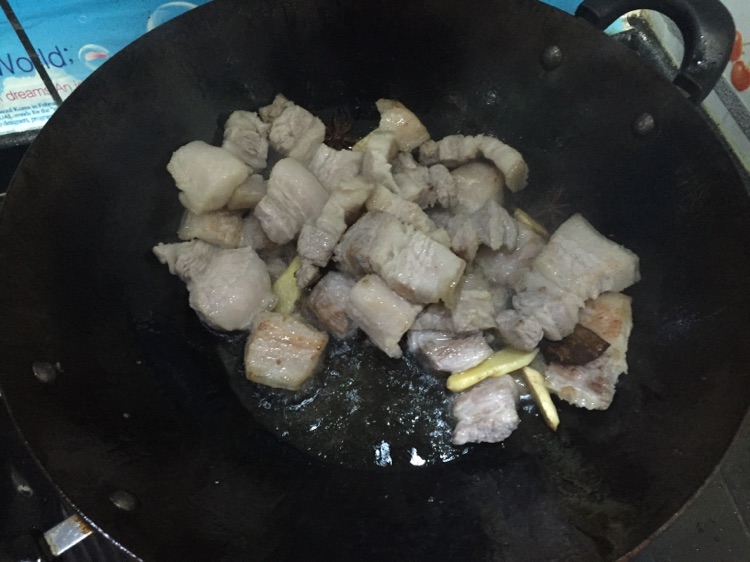 五花肉烧萝卜的做法图解6