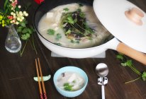 鱼头豆腐汤（九阳轻奢炒锅）的做法