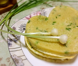 野葱鸡蛋饼的做法