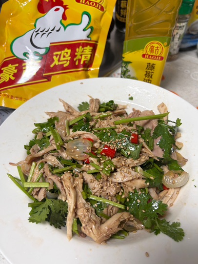 手撕鸡丝的做法