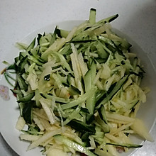 小清新苹果拌黄瓜