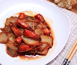 虾头炒白菜—迷迭香的做法