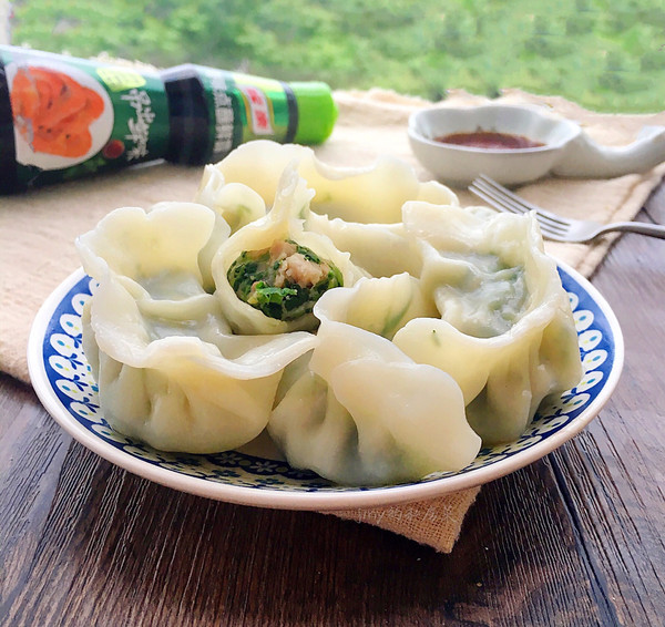 荠菜鲜肉饺子