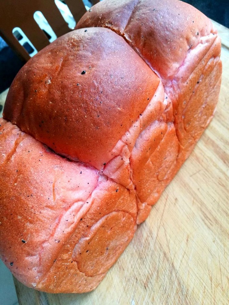 火龙果吐司面包的做法