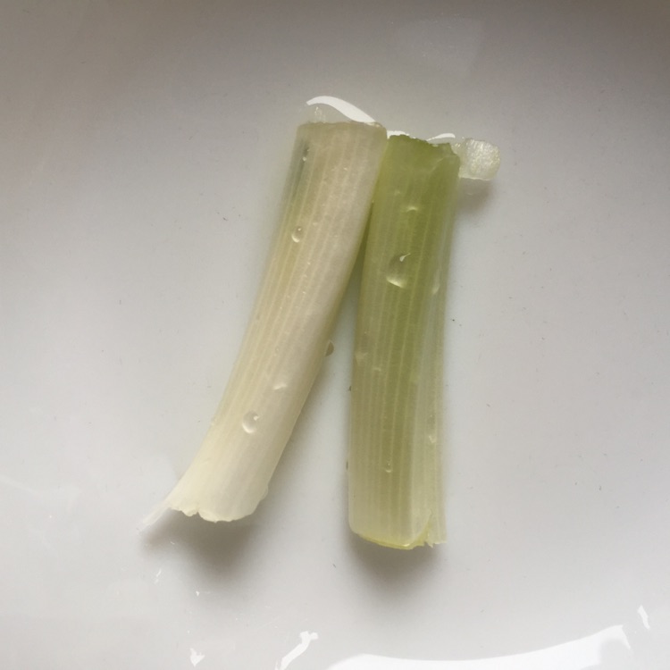 柠香三文鱼菜花粥（电饭煲版）的做法图解2