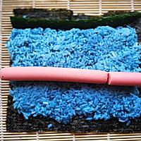 花朵寿司【蓝色系】的做法图解5