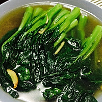 粤式盐水菜心的做法图解6