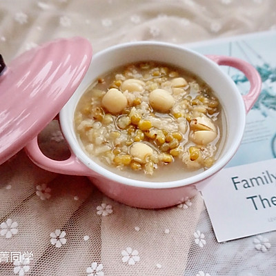 莲子绿豆粥