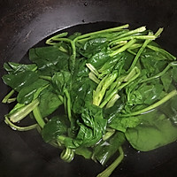 虾皮菠菜的做法图解2