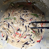 茄子辣椒鸡蛋饼的做法图解7
