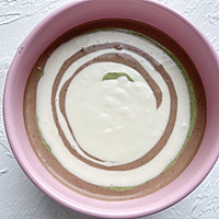 渐变抹茶可可蛋糕的做法图解8