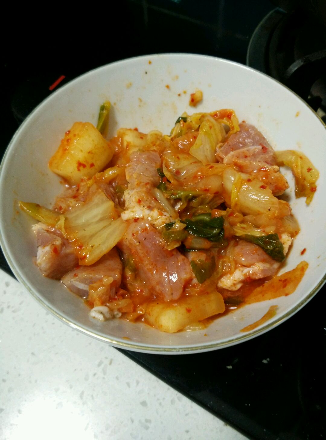 韓式泡菜炒肉 by LaLaの料理廚房 - 愛料理