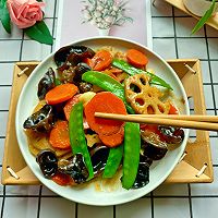 #东古滋味 幸福百味#教你荷塘小炒的做法，脆嫩爽口，清爽解腻的做法图解23