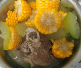 玉米冬瓜骨头汤的做法