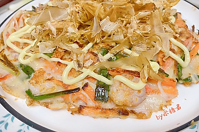 韩式小吃：海鲜葱饼