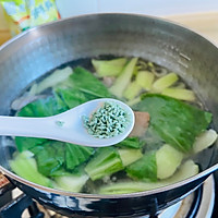#我心中的冬日限定#青菜猪肝汤的做法图解15