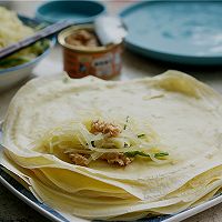 土豆丝金枪鱼卷饼的做法图解11