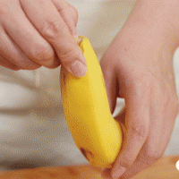 芝士香蕉松饼【宝宝辅食】的做法图解1