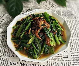 豆豉鲮鱼炒麦菜的做法