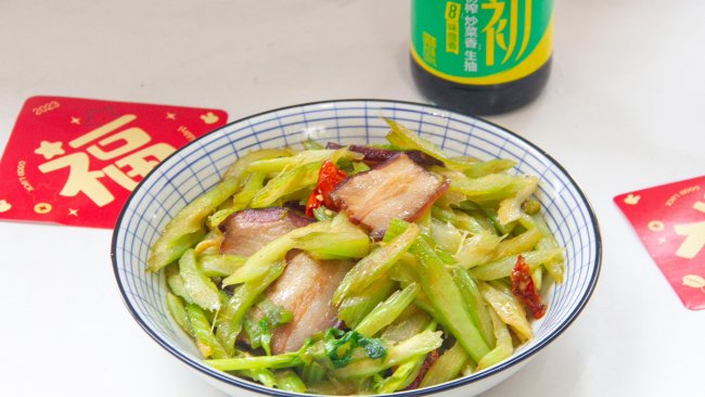 #味达美年味小馆#年菜腊味小炒的做法