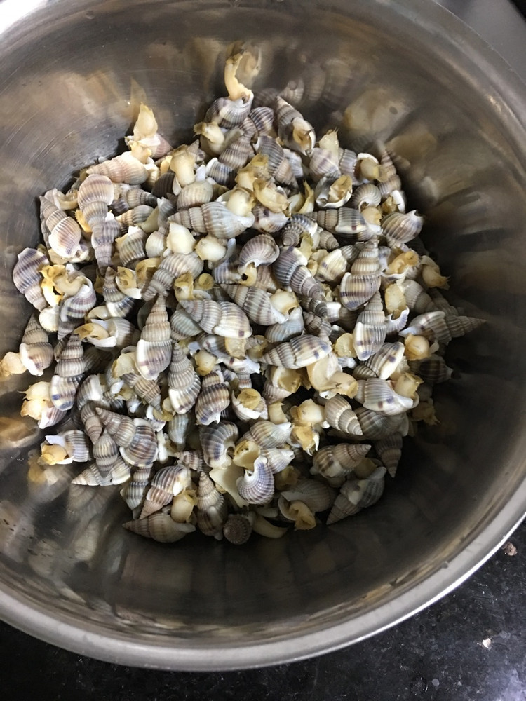 辣炒海螺丝的做法